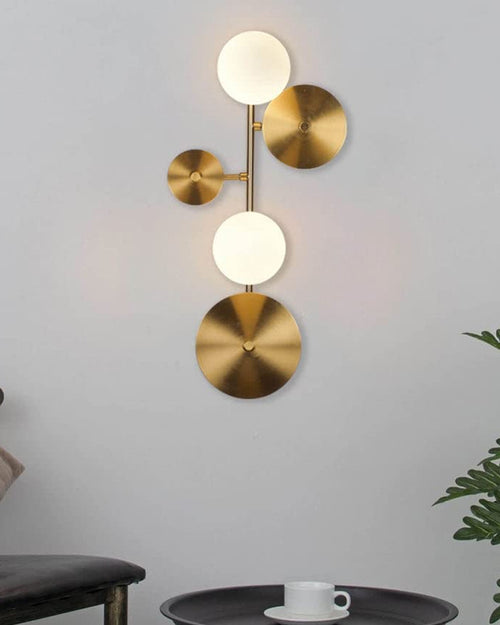 Frosted Glass Globe Wall Lamp
